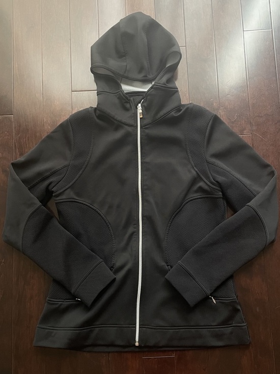 Lucy Jackets & Blazers - Lucy Activewear Women’s Fleece lined Full Zip Jacket, Size M, black, hood